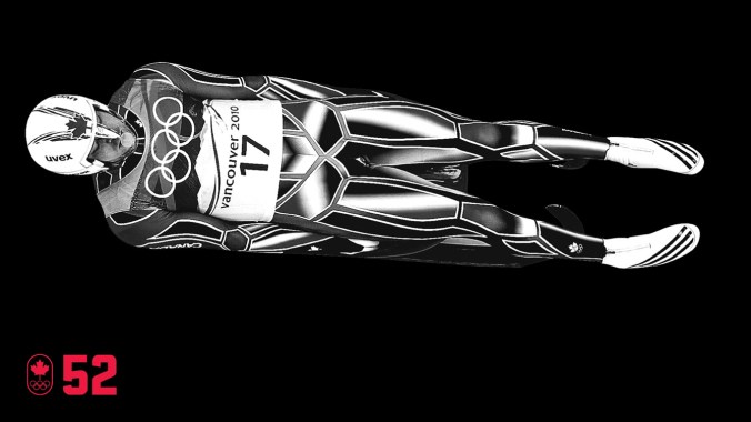 100 COUNTDOWN 52 HOR Jean-Luc Brassard thrilled all Canadians at Lillehammer 1994 when he won the country’s first Olympic gold medal in freestyle skiing. He had his trademark move, the Cossack, but he was also a trend-setter for all mogulists with brightly coloured swatches on his knees to better showcase his smooth turns. BE EXCELLENT