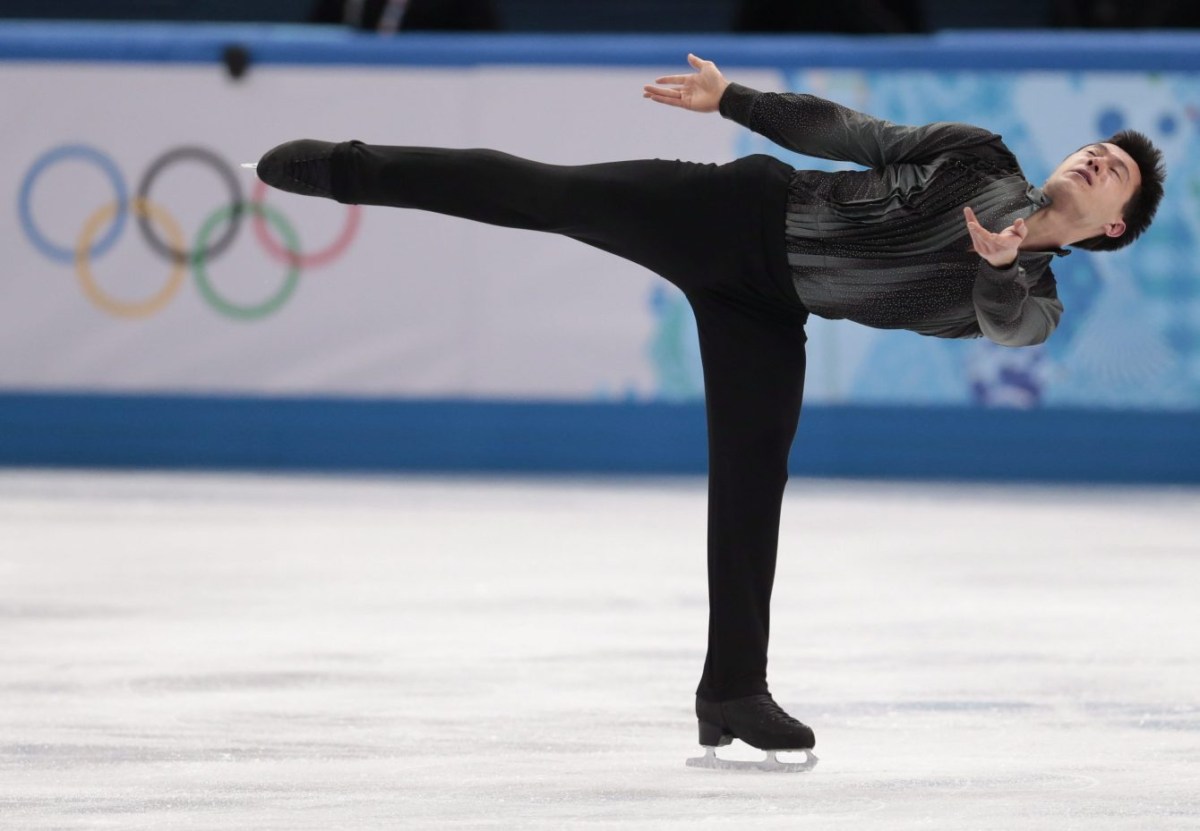 Patrick Chan during a performance