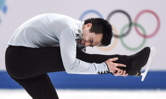 Patrick Chan during a performance