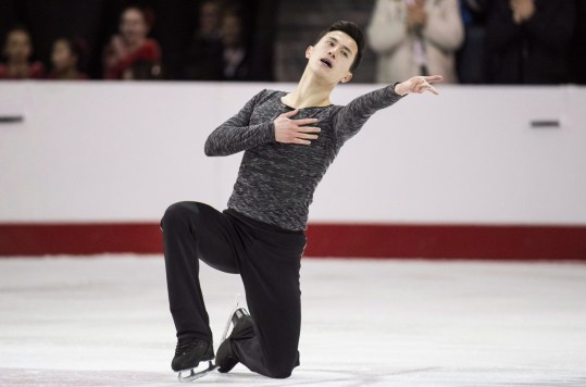 Patrick Chan during a performance