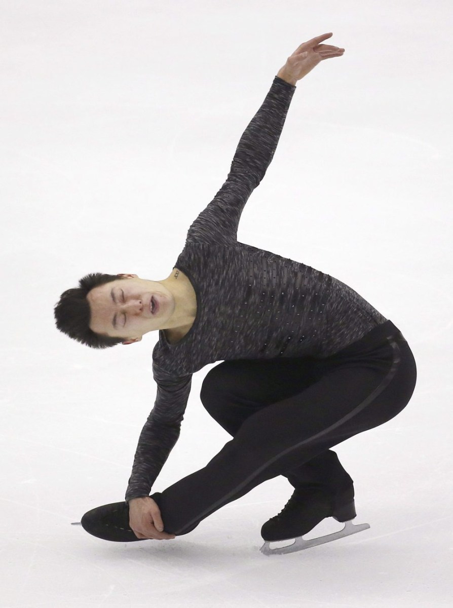 Patrick Chan during a performance