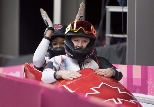 Team Canada Phylicia George Kaillie Humphries PyeongChang 2018