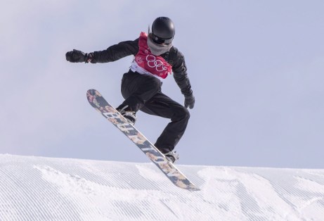 Canada's Spencer O'Brien competes in the women's big air competition at the Pyeongchang Winter Olympic Games Thursday, February 22, 2018 in Pyeongchang. THE CANADIAN PRESS/Paul Chiasson