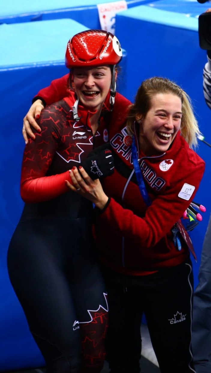 Team Canada Kim Boutin Marianne St-Gelais PyeongChang 2018 Team Canada Kim Boutin Marianne St-Gelais PyeongChang 2018
