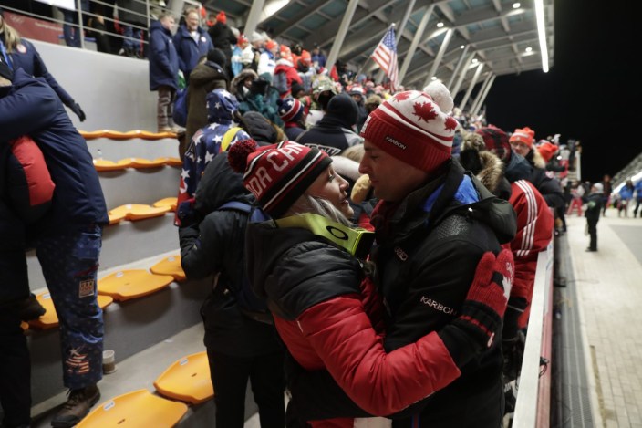 Team Canada Phylicia George Kaillie Humphries PyeongChang 2018