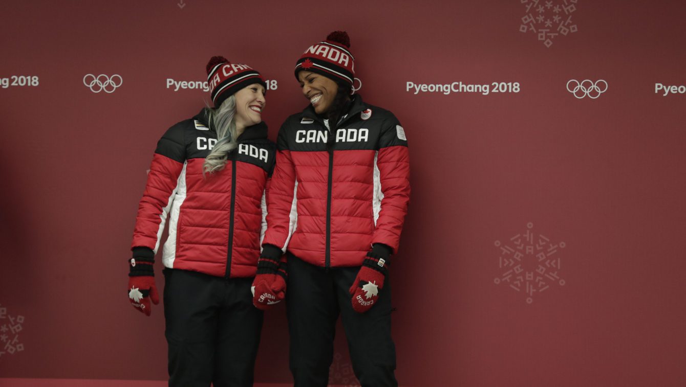 Team Canada Phylicia George Kaillie Humphries PyeongChang 2018