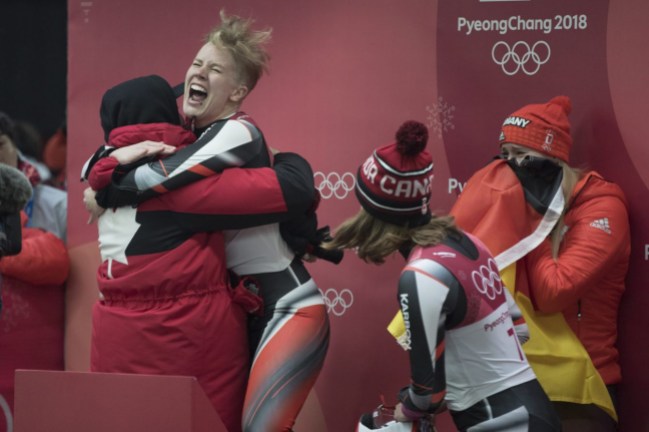 Team Canada Alex Gough PyeongChang 2018 reax eam Canada Alex Gough PyeongChang 2018 reax