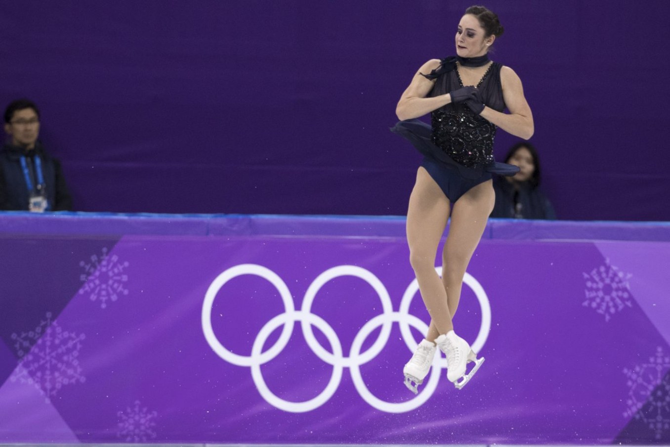 Kaetlyn Osmond competes in the Womens Short Program Figure Skating event at the Gangneung Ice Arena during the PyeongChang 2018 Olympic Winter Games in Gangneung, South Korea, Wednesday, February 21, 2018. COC / David Jackson