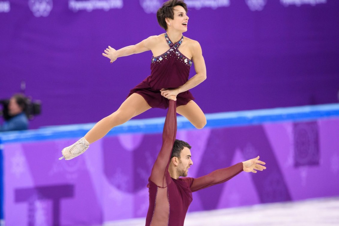 Team Canada Meagan Duhamel Eric Radford PyeongChang 2018 team event