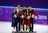 Team Canada PyeongChang 2018 Tessa Virtue Scott Moir ice dance podium
