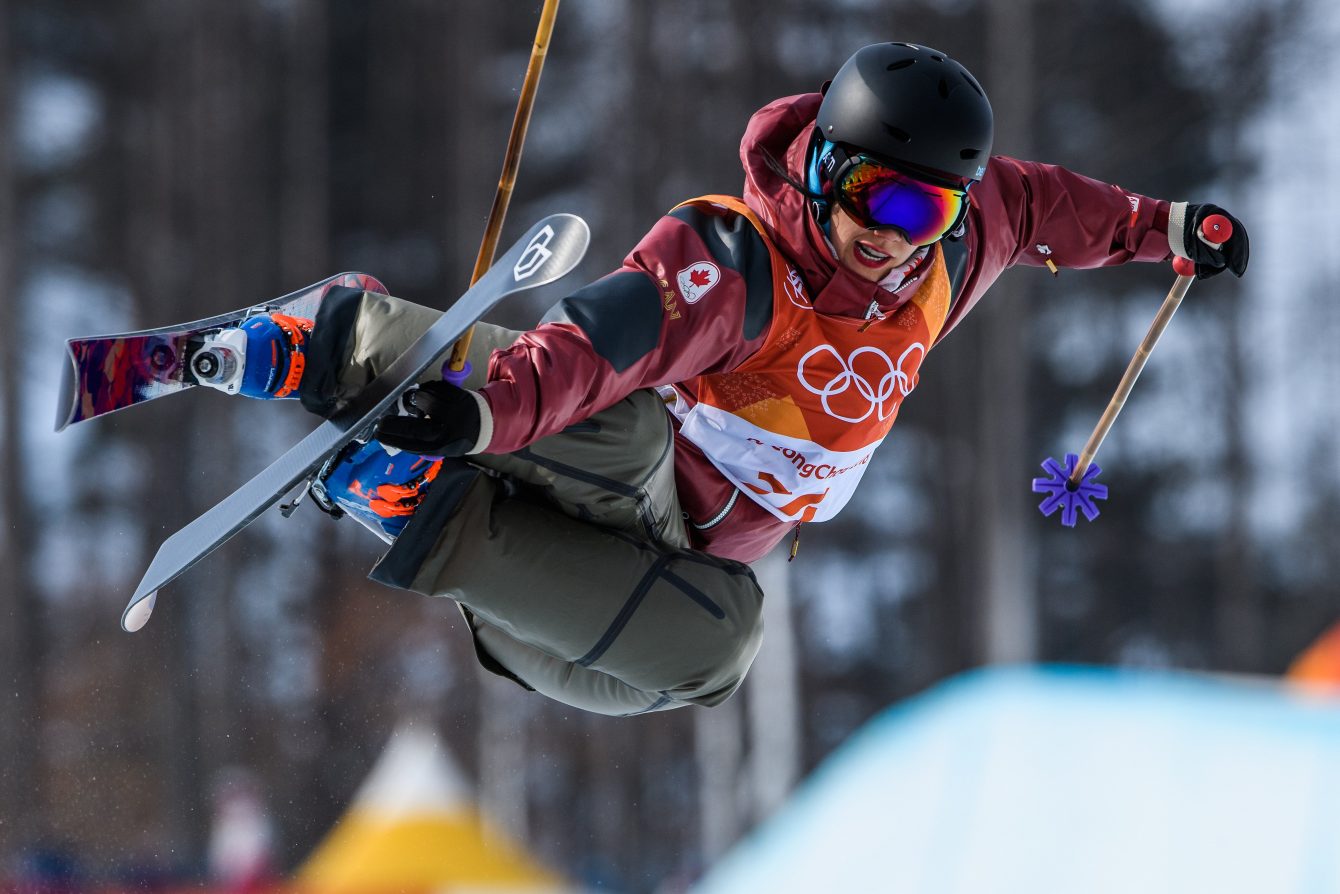 PYEONGCHANG, SOUTH KOREA - FEBRUARY 20:Rosalind Groenewoud competes during the Freestyle Skiing - Ladies' Ski Halfpipe final at the Phoenix Snow Park on February 20, 2018 in Pyeongchang-gun, South Korea.(Photo by Vincent Ethier/COC)