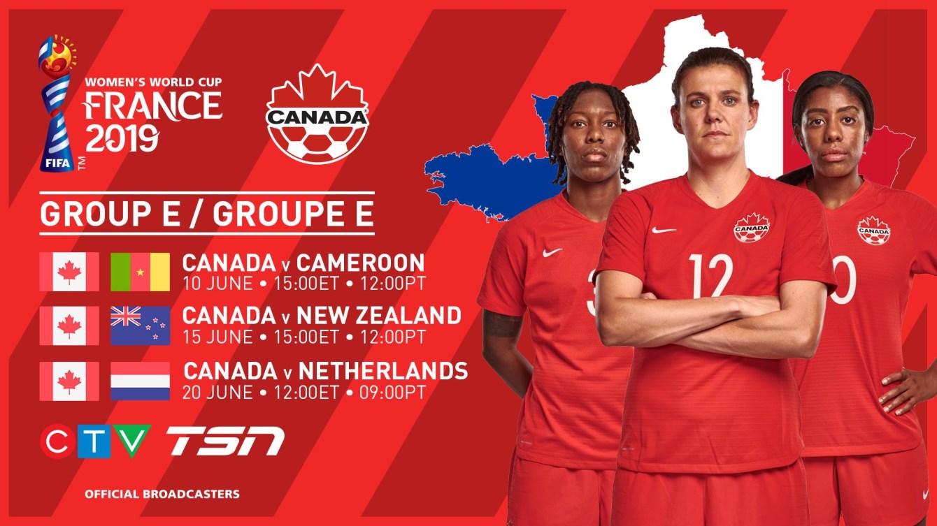 The FIFA Women’s World Cup France 2019™ runs from the opening match on 7 June until the Final on 7 July. This marks Canada's seventh consecutive participation at the FIFA Women's World Cup™ since 1995 (Credit: Canada Soccer)