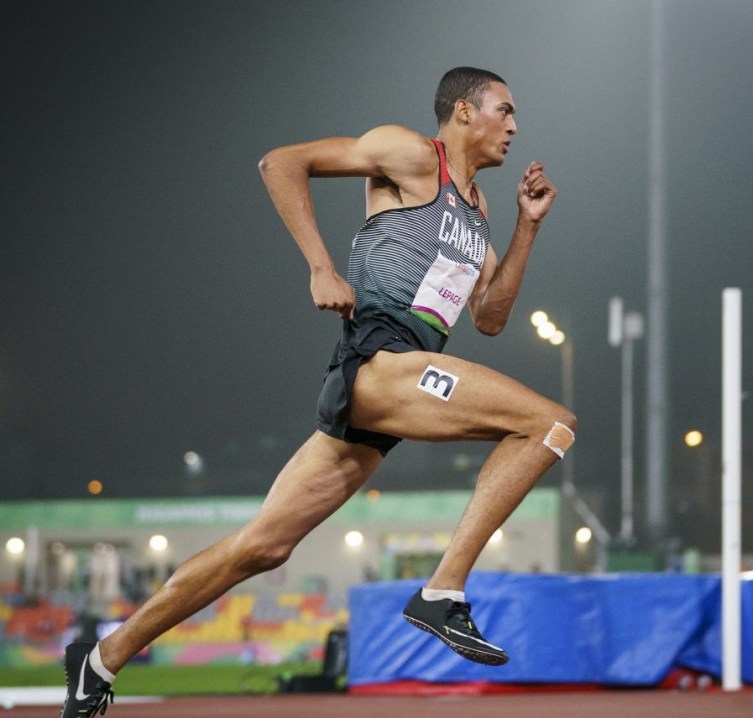 TeamCanadaPierceLepageDecathlonLima Pierce Lepage of Canada competes in the 400m race during the decathlon