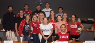 Team Canada athletes participating in Head to Head