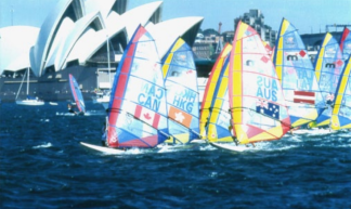 Caroll-Ann Alie racing at Sydney 2000
