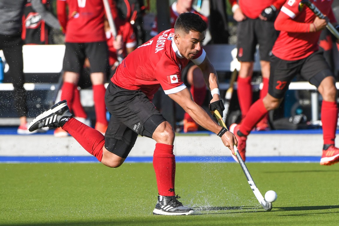 Team Canada plays in field hockey Olympic qualifier