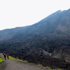 View of volcano.
