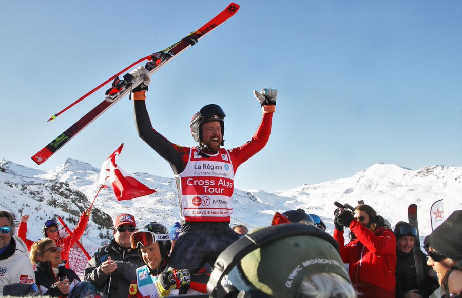 Mahler, returning from injury, battled through the quarter-final and semi-final heats and led for the entire final run to achieve his first World Cup podium and victory in Val Thorens, France. Saturday Dec 7, 2019. (Picture by: GEPA)