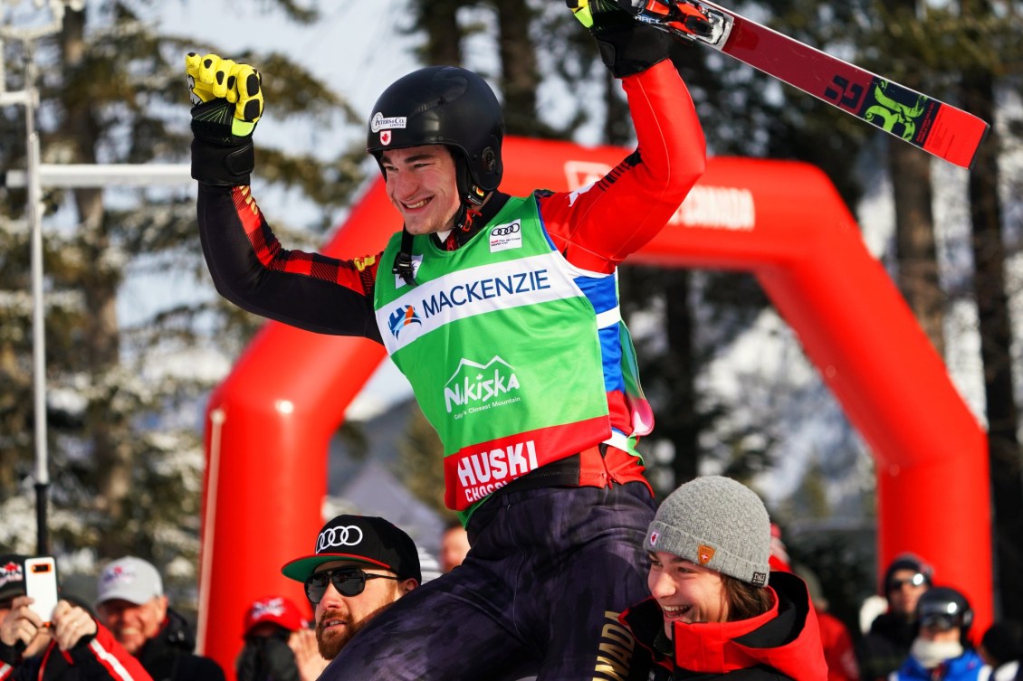 Reece Howden captures first World Cup title on January 18th, 2020 in Nakiska, Alberta.