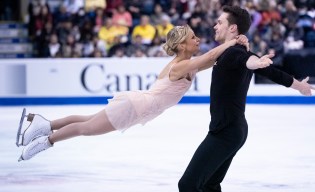 Kirsten Moore-Towers and Michael Marinaro compete at Skate Canada International