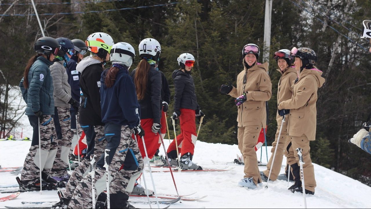 Dufour-Lapointe sisters speak to young skiers