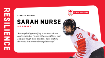 Athlete stories graphic