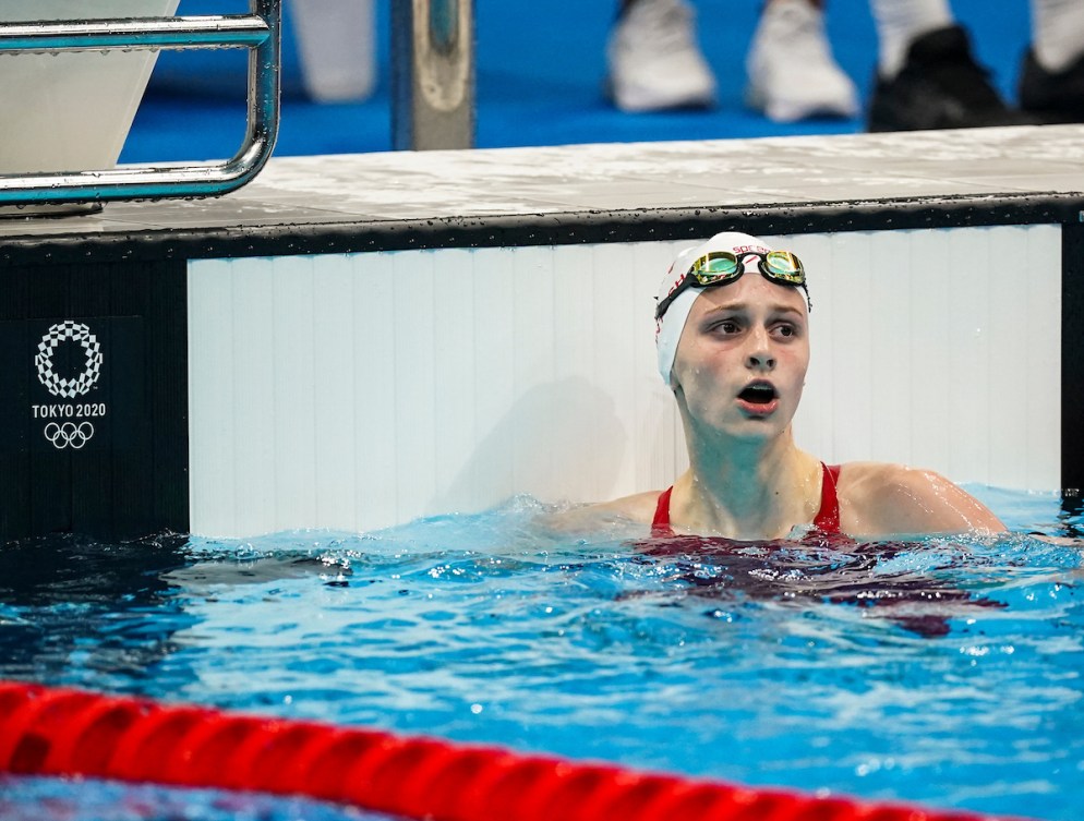 Summer McIntosh competes in the Women's 200m Freestyle