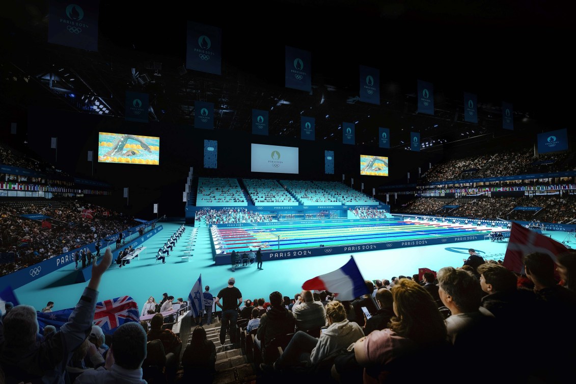 Artist rendering of Paris La Defense Arena