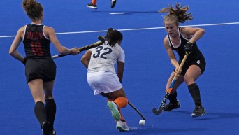 Jordyn Faiczak attempts to steal the ball from an opponent