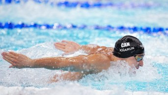 Ilya Kharun swims the 200m butterfly