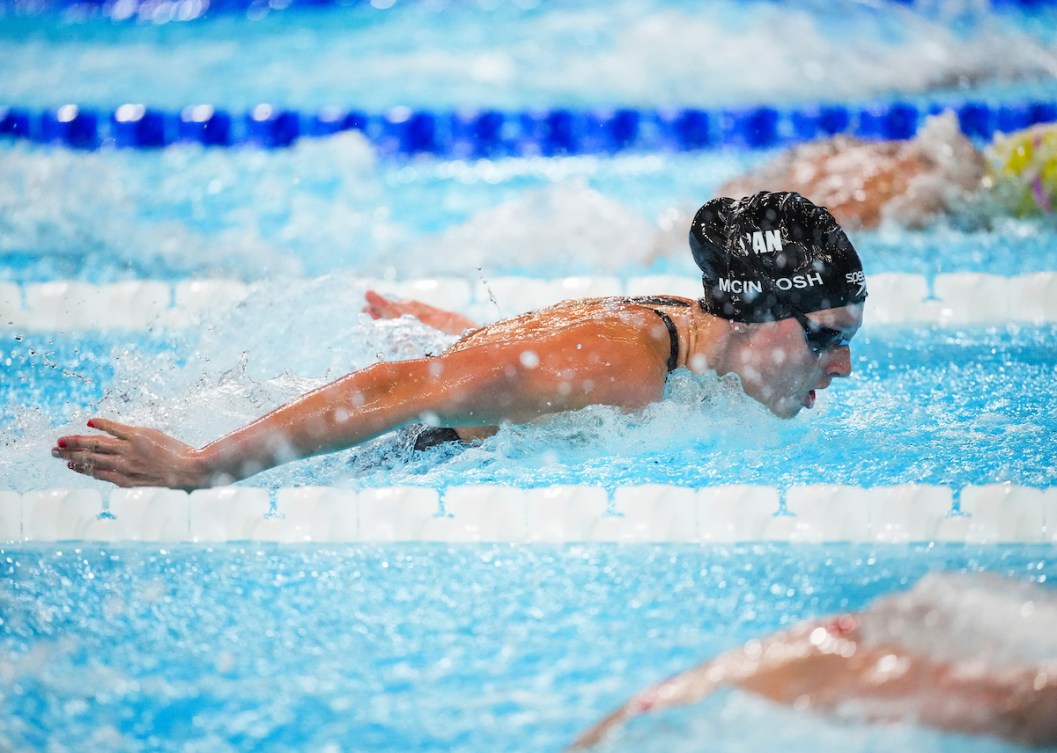 Summer Mcintosh swimming butterfly