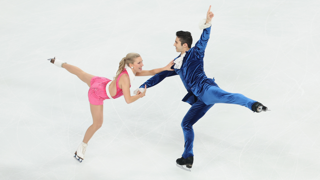 Canadian ice dance duo Marjorie Lajoie and Zachary Lagha won silver on Saturday at the Cup of China stop of the Grand Prix of Figure Skating.