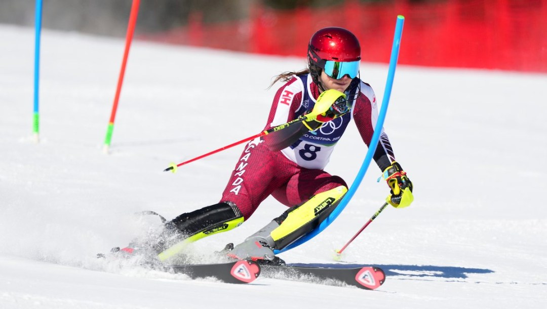 Laurence St-Germain competes in Women's Slalom