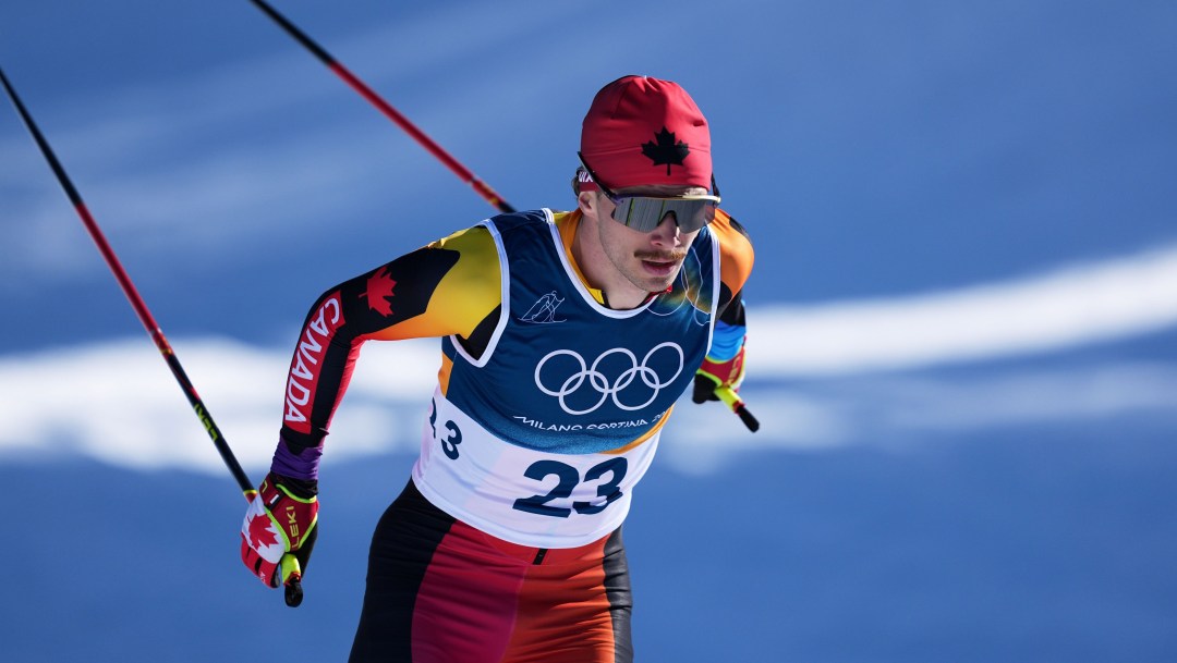 Thomas Stephen competing in the cross country skiing men's 10km