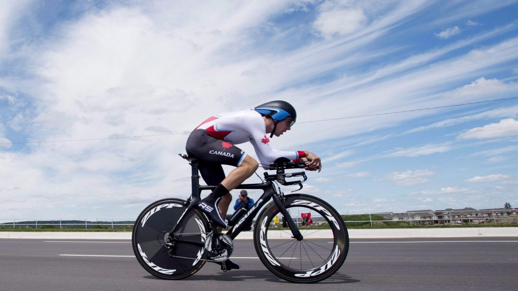 Athlète d'Équipe Canada en vélo de route