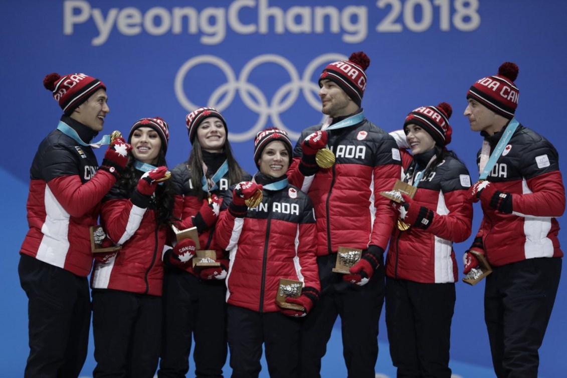 Équipe Canada sur le podium à PyeongChang 2018