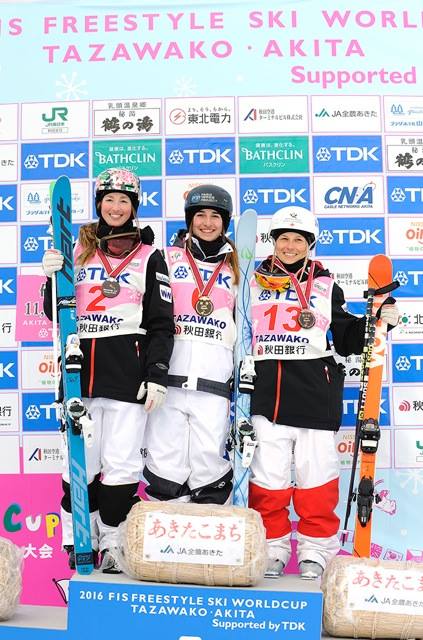 Un doublé canadien chez les femmes à Tazawako, le 27 février 2016 (Photo : HIROYUKI SATO (Satton Press))