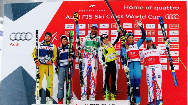 Il s'agit d'un deuxième podium pour Kelsey Serwa cette saison après avoir passé une année loin des pistes. (Photo: FIS)