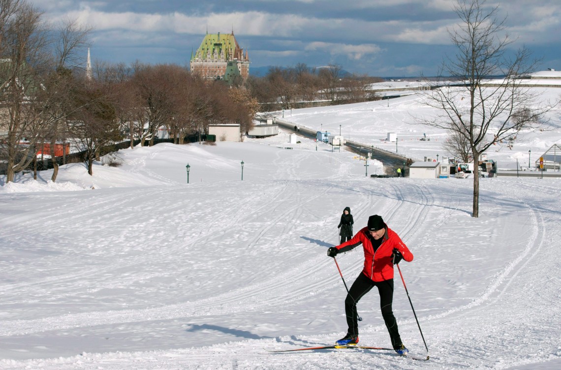 Le départ et l'arrivée se feront aux Plaines d'Abraham. (Photo : THE CANADIAN PRESS/Jacques Boissinot)