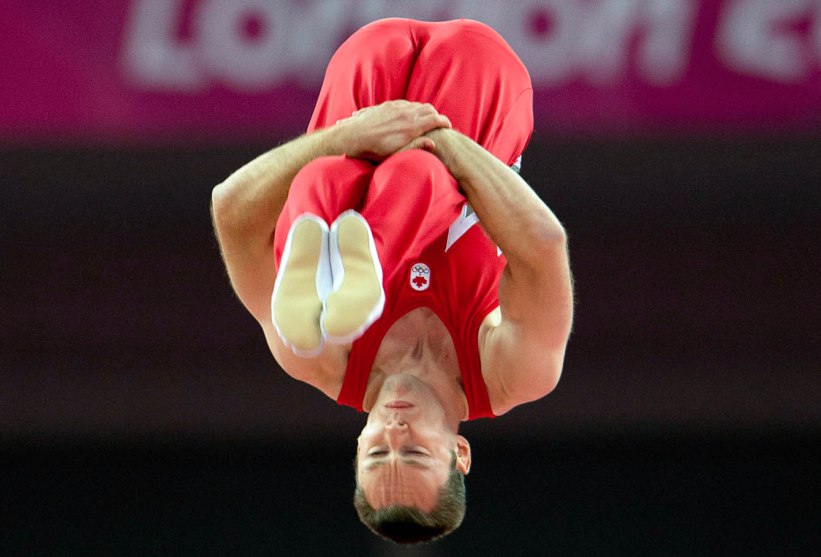 Jason Burnett à Londres 2012. THE CANADIAN PRESS/Ryan Remiorz