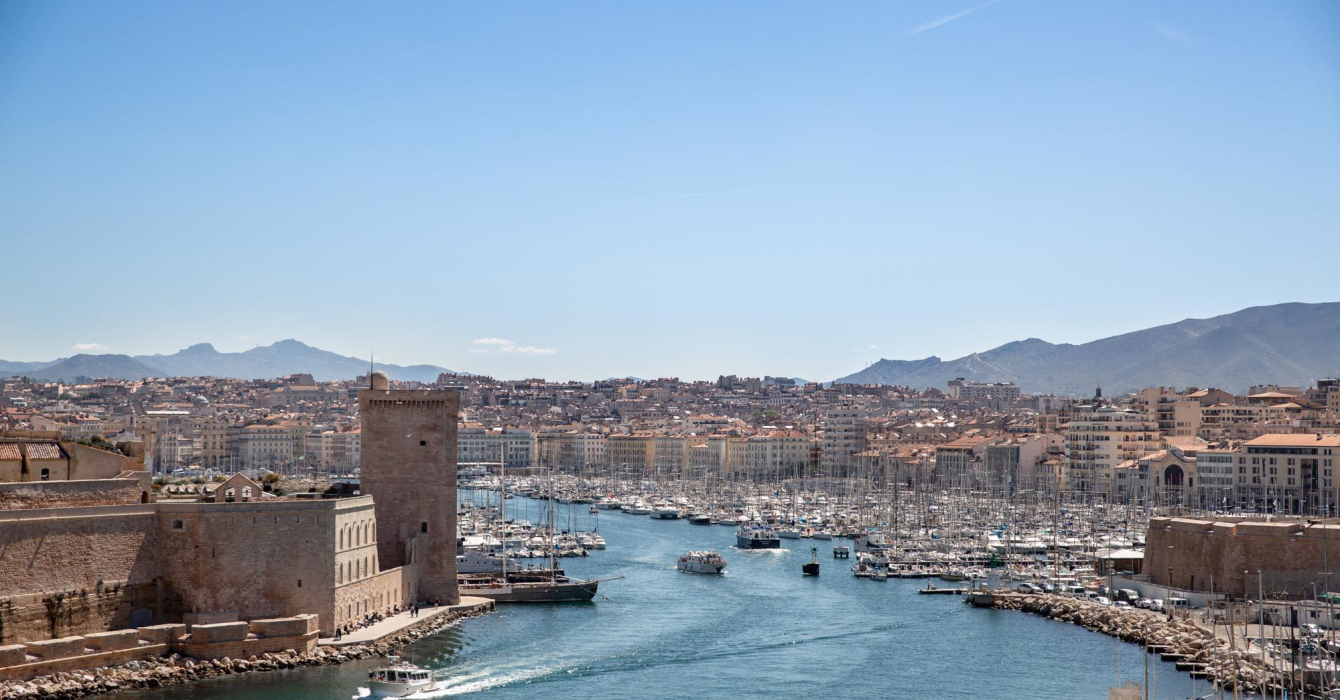 Vue panoramique de Marseille.