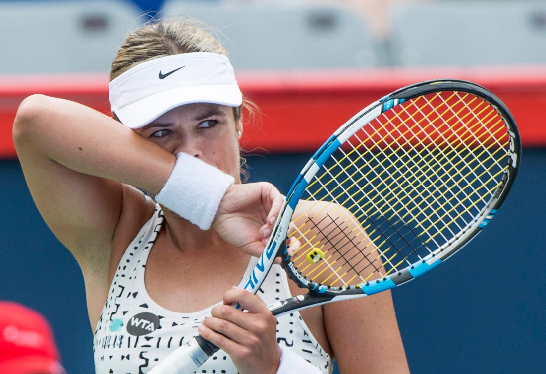 Aleksandra Wozniak a donné du fil à retordre à la 25e joueuse mondiale, l'Italienne Sara Errani.