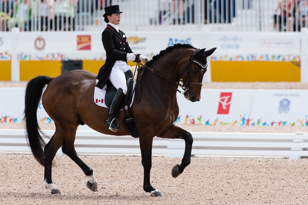 Belinda Trussel aux Jeux panaméricains de Toronto, en 2015.