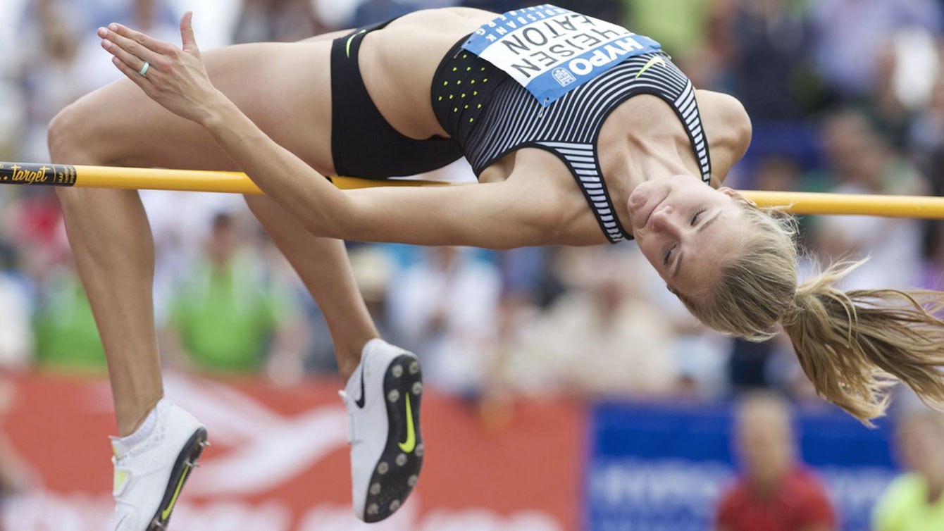 Brianne Theisen-Eaton à l'Hypo-Meeting de Götzis, en mai 2016.