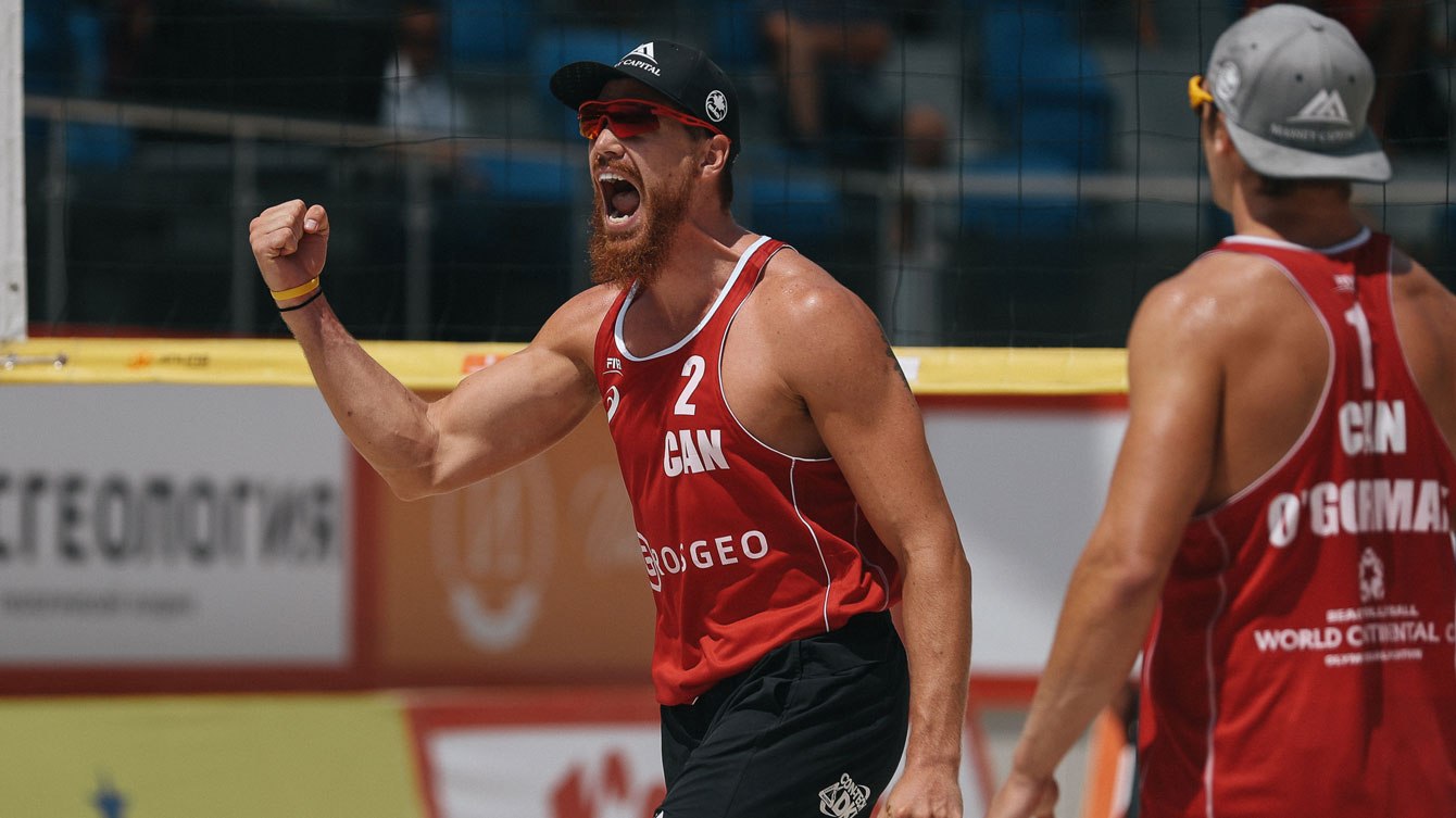 Sam Pedlow et Grant O'Gorman au tournoi de Sotchi, le 10 juillet 2016.