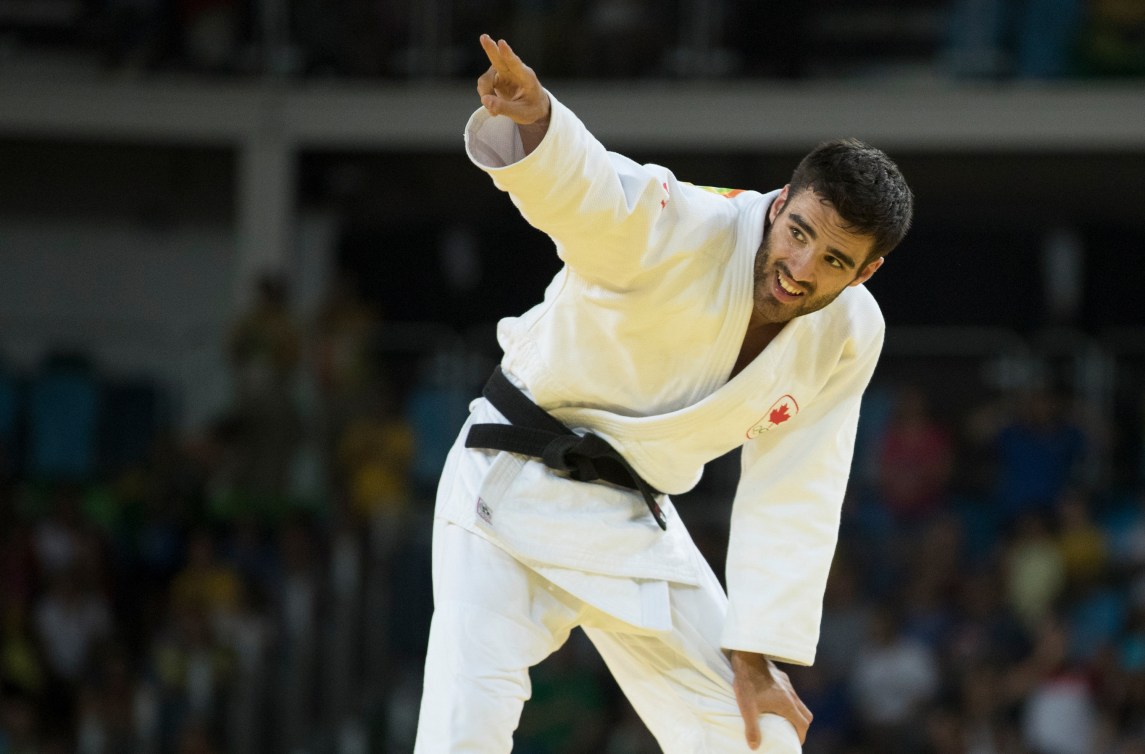 Antoine Bouchard en a surpris plus d'un en terminant cinquième chez les moins de 66 kg (COC Photo/ Jason Ransom).