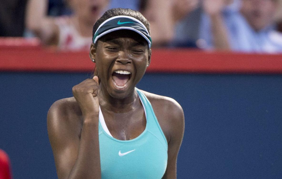 Françoise Abanda à la Coupe Rogers, le 26 juillet 2016 à Montréal. 016 in Montreal. THE CANADIAN PRESS/Paul Chiasson