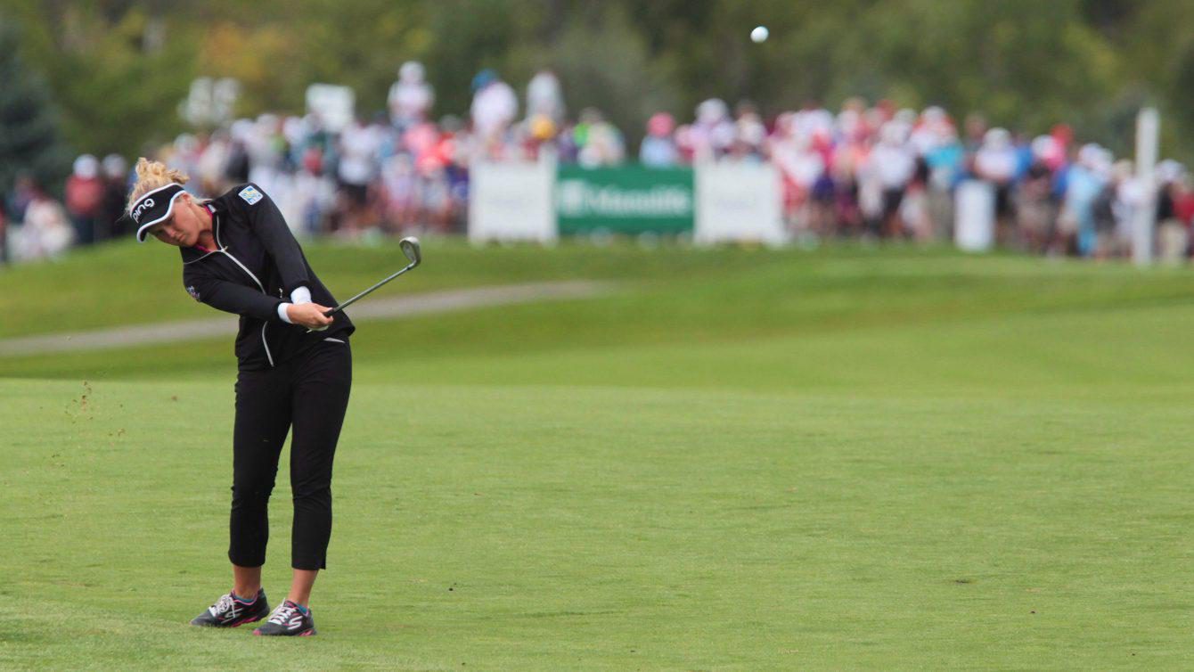 Brooke Henderson à la Classique LPGA de Cambrisge, en Ontario, le 1er septembre 2016. THE CANADIAN PRESS/Dave Chidley