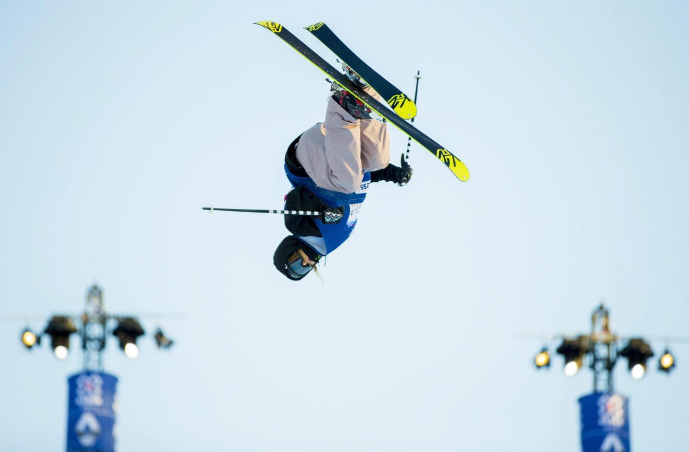 Cassie Sharp d'Équipe Canada en action lors des X Games 2016 d'Oslo, le 28 février 2016. (Photo: Vegard Wivestad Grott/NTB Scanpix via AP)