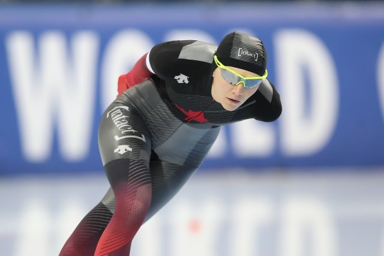 Isabelle Weidemann en pleine course